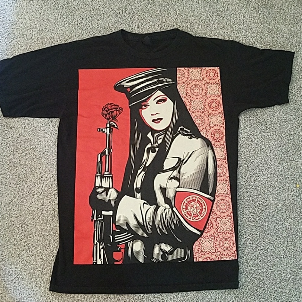 OBEY Peace Guard  RARE shirt - no longer produced!
